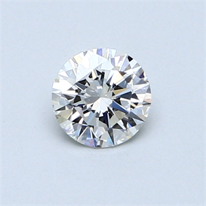 Picture of 0.49 Carats, Round Diamond with Excellent Cut, G Color, VVS2 Clarity and Certified by GIA