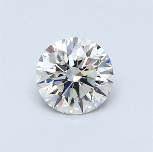 Picture of 0.47 Carats, Round Diamond with Excellent Cut, J Color, VS1 Clarity and Certified by GIA