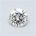 0.46 quilates, Redondo Diamante , Color G, claridad VS2 y certificado por GIA
