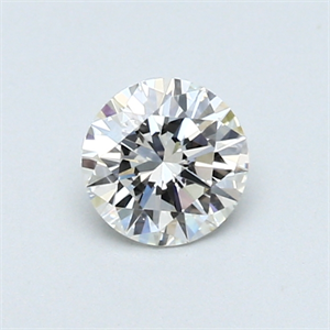 Picture of 0.44 Carats, Round Diamond with Very Good Cut, H Color, VVS2 Clarity and Certified by GIA