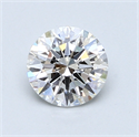 0.89 Carats, Round Diamond with Very Good Cut, F Color, VS2 Clarity and Certified by GIA