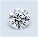 0.80 Carats, Round Diamond with Excellent Cut, G Color, VS1 Clarity and Certified by GIA