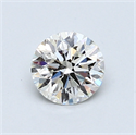 0.72 Carats, Round Diamond with Very Good Cut, I Color, SI1 Clarity and Certified by GIA