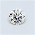 0.46 Carats, Round Diamond with Very Good Cut, G Color, VS1 Clarity and Certified by GIA