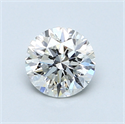 0.80 Carats, Round Diamond with Very Good Cut, H Color, VS2 Clarity and Certified by GIA