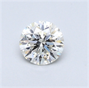 0.46 Carats, Round Diamond with Very Good Cut, I Color, VS1 Clarity and Certified by GIA