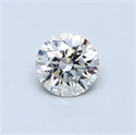 0.47 Carats, Round Diamond with Very Good Cut, G Color, SI1 Clarity and Certified by GIA