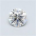 0.48 Carats, Round Diamond with Very Good Cut, G Color, VS2 Clarity and Certified by GIA