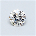 0.47 Carats, Round Diamond with Very Good Cut, G Color, VVS2 Clarity and Certified by GIA