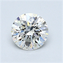 0.72 quilates, Redondo Diamante , Color H, claridad SI1 y certificado por GIA