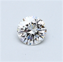 0.45 Carats, Round Diamond with Very Good Cut, F Color, VS1 Clarity and Certified by GIA