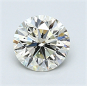 1.01 quilates, Redondo Diamante , Color J, claridad VVS2 y certificado por GIA