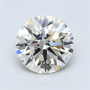 Picture of 0.94 Carats, Round Diamond with Excellent Cut, L Color, VVS1 Clarity and Certified by GIA