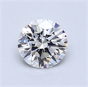 0.78 quilates, Redondo Diamante , Color E, claridad VS1 y certificado por GIA