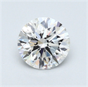 0.76 quilates, Redondo Diamante , Color D, claridad VVS1 y certificado por GIA