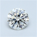 0.71 Carats, Round Diamond with Excellent Cut, I Color, VVS1 Clarity and Certified by GIA