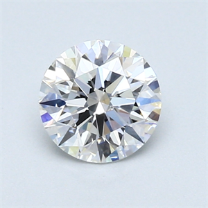 Picture of 0.71 Carats, Round Diamond with Excellent Cut, D Color, VVS1 Clarity and Certified by GIA