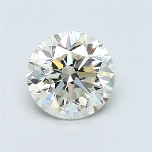 Picture of 0.71 Carats, Round Diamond with Very Good Cut, K Color, IF Clarity and Certified by GIA
