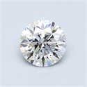 0.71 Carats, Round Diamond with Very Good Cut, D Color, VS2 Clarity and Certified by GIA