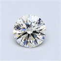 0.70 Carats, Round Diamond with Excellent Cut, I Color, VS1 Clarity and Certified by EGL