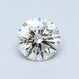 Picture of 0.57 Carats, Round Diamond with Excellent Cut, I Color, IF Clarity and Certified by GIA