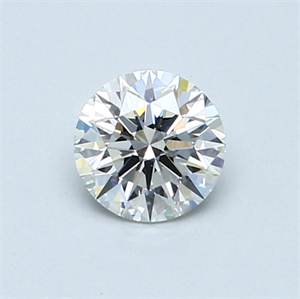Picture of 0.57 Carats, Round Diamond with Excellent Cut, F Color, SI1 Clarity and Certified by GIA
