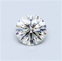0.56 quilates, Redondo Diamante , Color F, claridad VVS2 y certificado por GIA