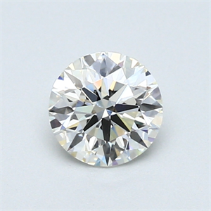 Picture of 0.55 Carats, Round Diamond with Excellent Cut, I Color, VVS2 Clarity and Certified by GIA
