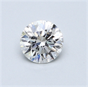0.54 quilates, Redondo Diamante , Color E, claridad SI1 y certificado por GIA