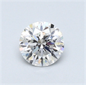 0.52 Carats, Round Diamond with Very Good Cut, D Color, VS2 Clarity and Certified by GIA
