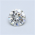 0.52 Carats, Round Diamond with Excellent Cut, I Color, SI1 Clarity and Certified by GIA