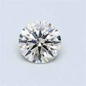 Picture of 0.52 Carats, Round Diamond with Excellent Cut, L Color, VVS2 Clarity and Certified by GIA
