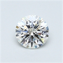 0.51 Carats, Round Diamond with Excellent Cut, G Color, VS2 Clarity and Certified by GIA