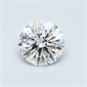 0.51 quilates, Redondo Diamante , Color G, claridad SI1 y certificado por GIA