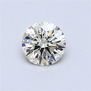 Picture of 0.50 Carats, Round Diamond with Excellent Cut, L Color, IF Clarity and Certified by GIA