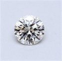 0.50 Carats, Round Diamond with Excellent Cut, K Color, VVS1 Clarity and Certified by GIA