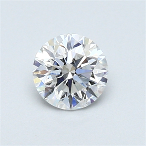 Picture of 0.50 Carats, Round Diamond with Very Good Cut, D Color, SI1 Clarity and Certified by GIA