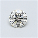 0.48 quilates, Redondo Diamante , Color I, claridad SI1 y certificado por EGL