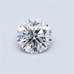 Picture of 0.47 Carats, Round Diamond with Excellent Cut, F Color, SI1 Clarity and Certified by GIA