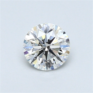 Picture of 0.46 Carats, Round Diamond with Very Good Cut, H Color, IF Clarity and Certified by GIA