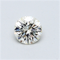 0.46 quilates, Redondo Diamante , Color I, claridad VVS1 y certificado por EGL