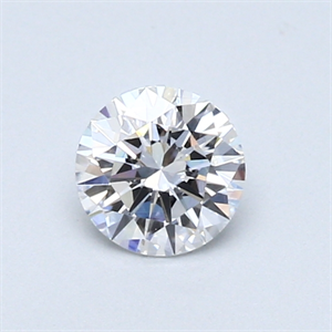 Picture of 0.45 Carats, Round Diamond with Excellent Cut, D Color, SI1 Clarity and Certified by GIA