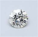 0.45 quilates, Redondo Diamante , Color I, claridad VS2 y certificado por EGL