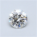 0.45 quilates, Redondo Diamante , Color G, claridad VS1 y certificado por EGL