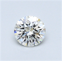 0.45 Carats, Round Diamond with Very Good Cut, I Color, VVS2 Clarity and Certified by GIA