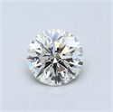 0.45 quilates, Redondo Diamante , Color H, claridad VS2 y certificado por EGL