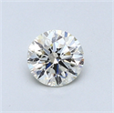 0.44 quilates, Redondo Diamante , Color I, claridad VVS2 y certificado por EGL