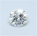 0.44 Carats, Round Diamond with Very Good Cut, G Color, VVS2 Clarity and Certified by GIA