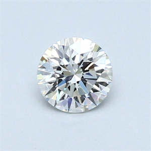 Picture of 0.44 Carats, Round Diamond with Very Good Cut, G Color, VVS2 Clarity and Certified by GIA