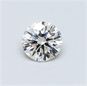 0.44 quilates, Redondo Diamante , Color G, claridad VVS2 y certificado por EGL